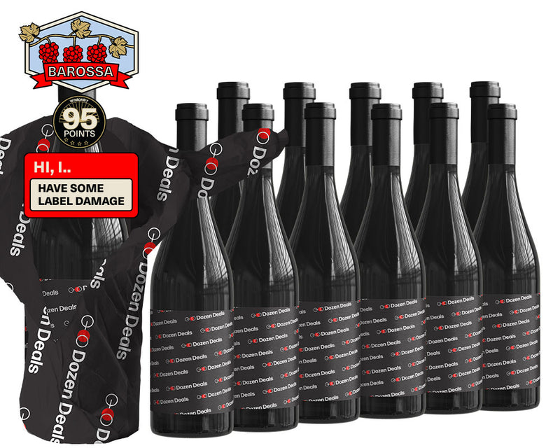 12 pack - Secret Deal - 95pt Super Premium Barossa Shiraz 2019 - Export Label