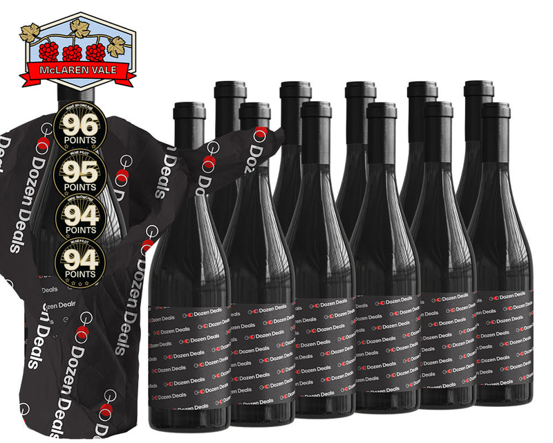 12 pack - Secret Deal - 96pt Super Premium McLaren Vale Shiraz Grenache 2019