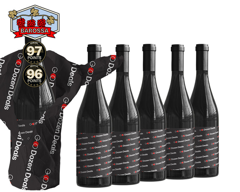 6 pack - Damaged Label 97pt Barossa Shiraz 2021